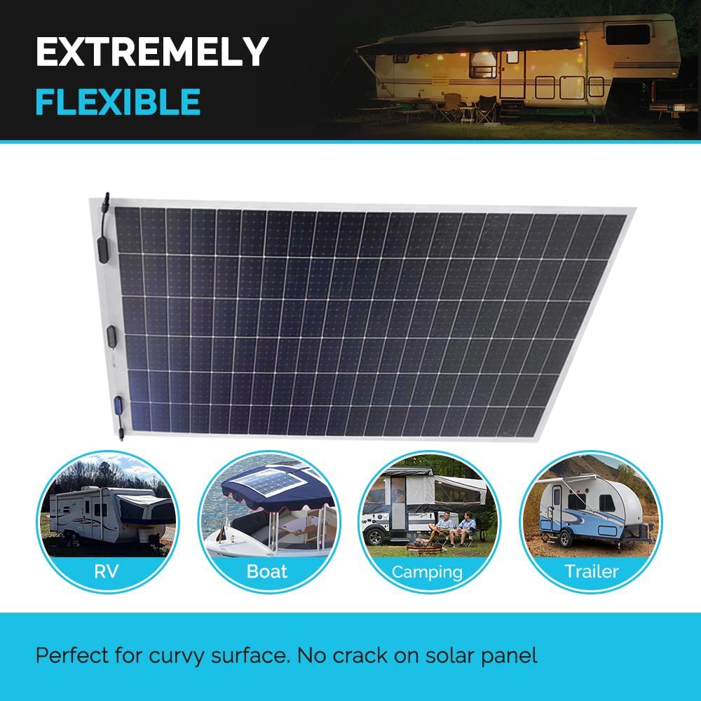 Car mini etfe 100w portable Mono flexible Solar Panel