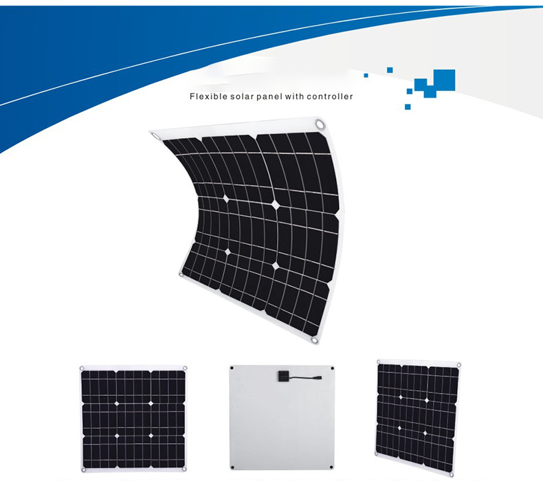 Portable mono thin film flexible solar panel pv module