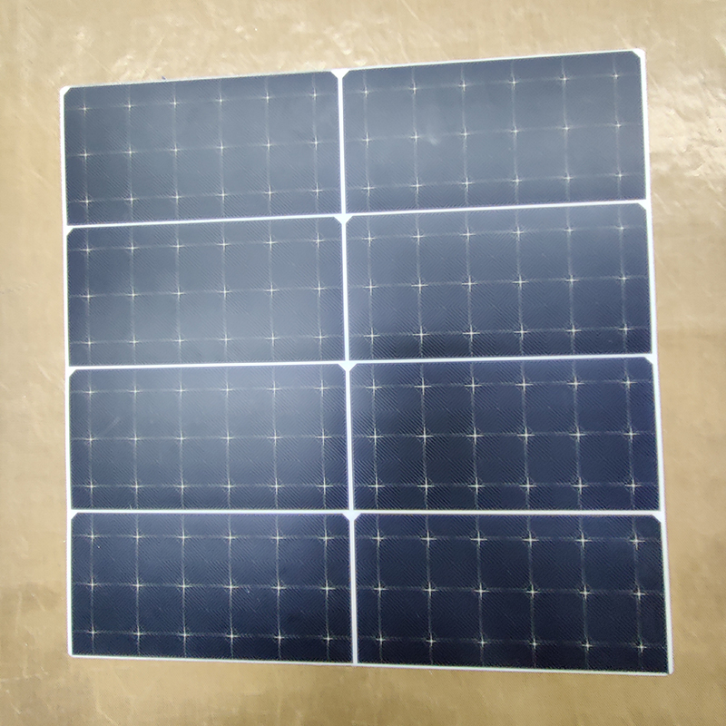 Portable mono thin film flexible solar panel pv module