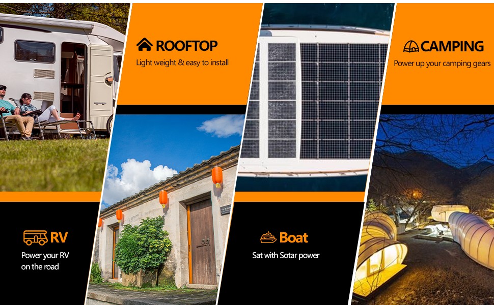 Customized 130w Mono half cell flexible Solar Panel Wholesale