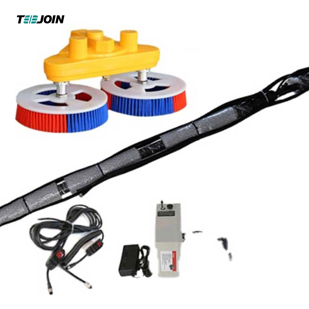 solar powered double ended brush