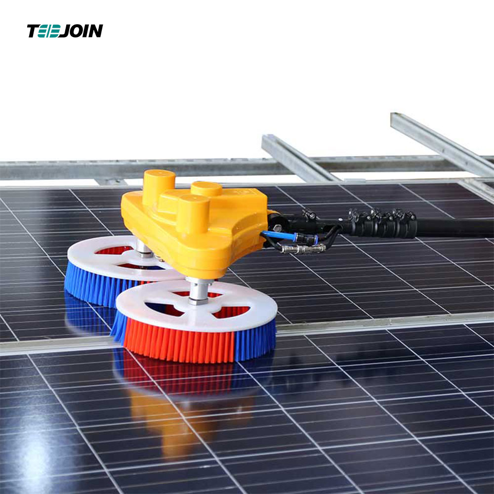 solar powered double ended brush