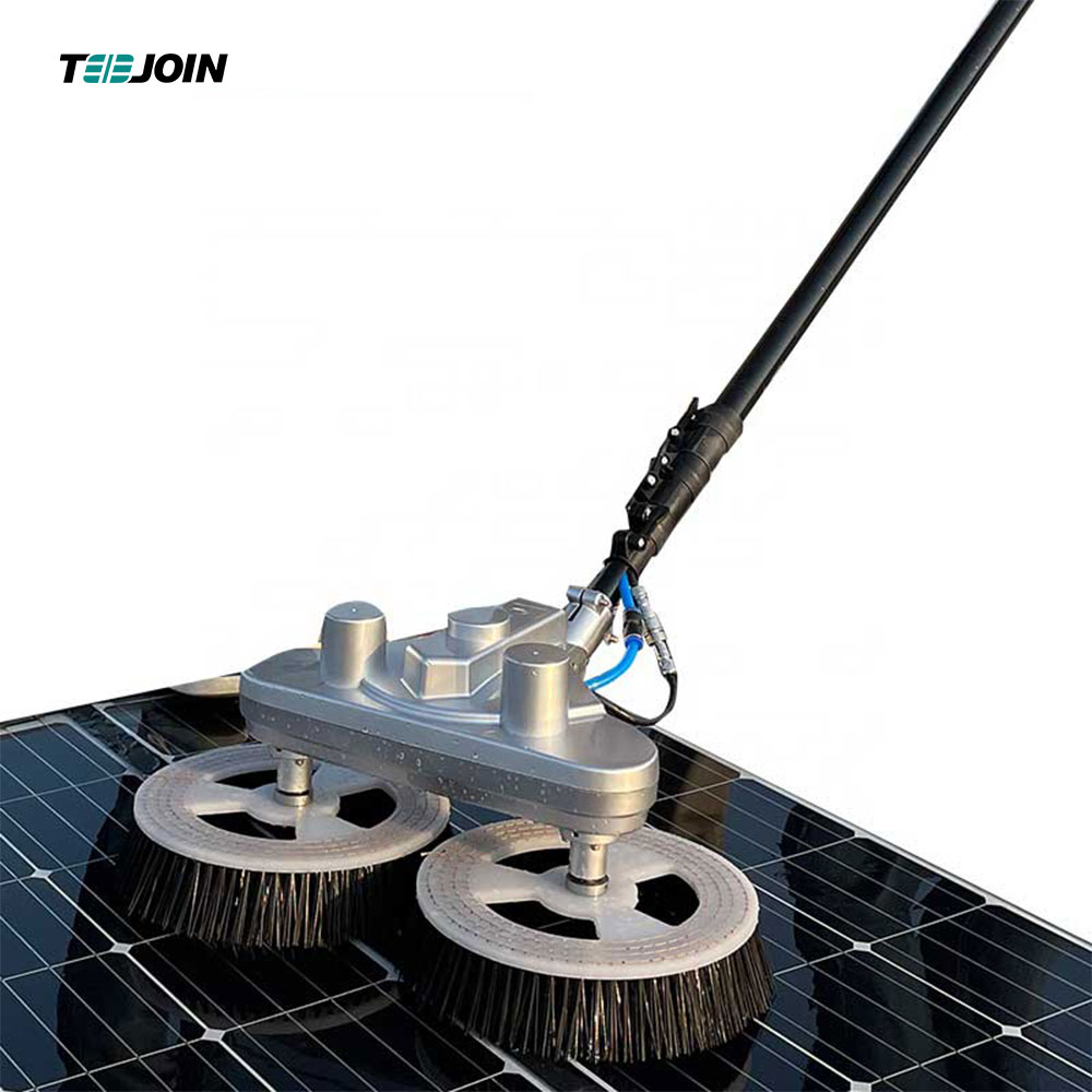 solar powered double ended brush