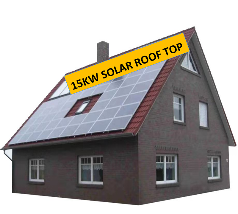 Global Sales 5kw 20kw on off grid roof complete solar panel system