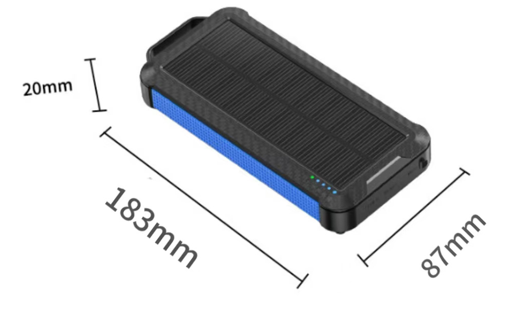 Solar Charger Portable Power Bank For Hiking And Traveling