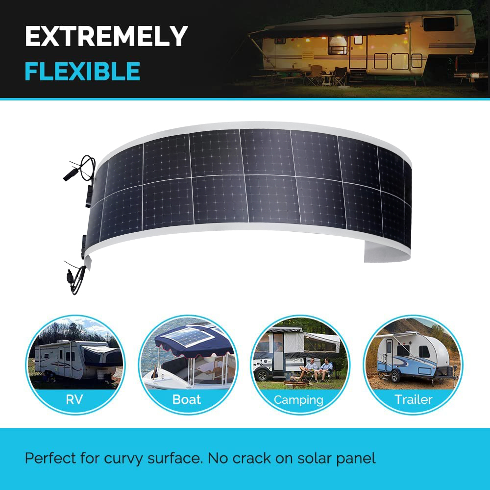 Customized 130w Mono half cell flexible Solar Panel Wholesale