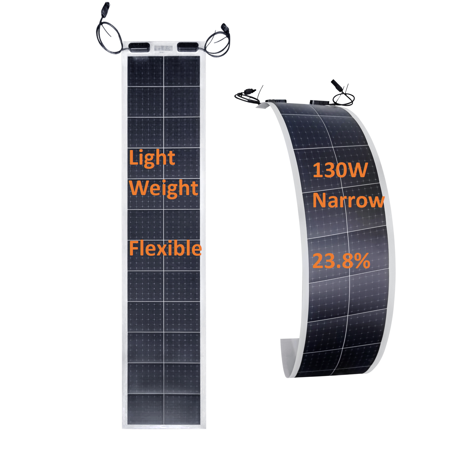 Customized 130w Mono half cell flexible Solar Panel Wholesale