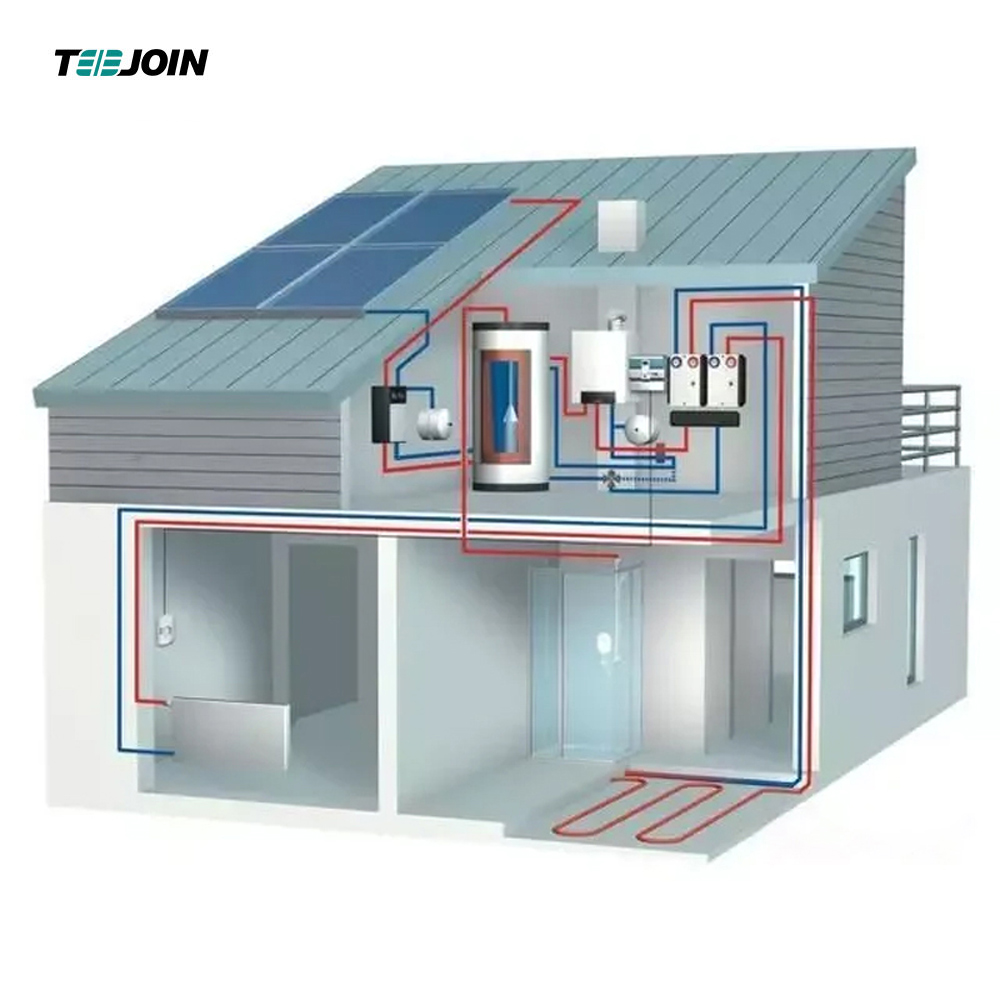 Solar systems and underfloor heating systems for homes