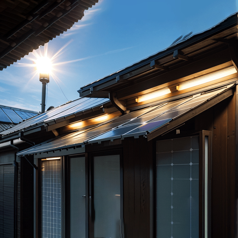 Solar panels to solve the problem of monitoring system