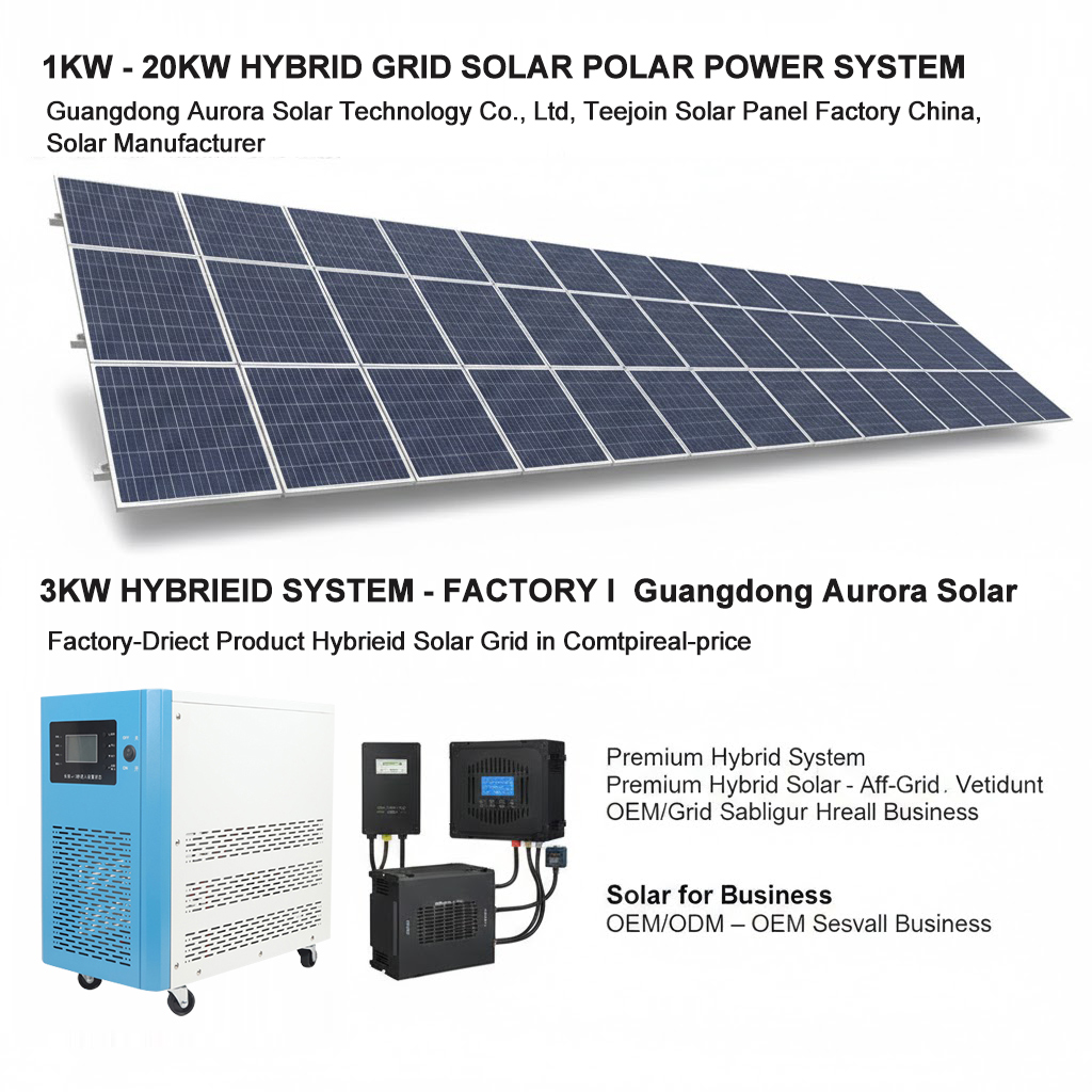 2KW Hybrid Grid Solar Power System &ndash; High-Performance Factory Direct Solution