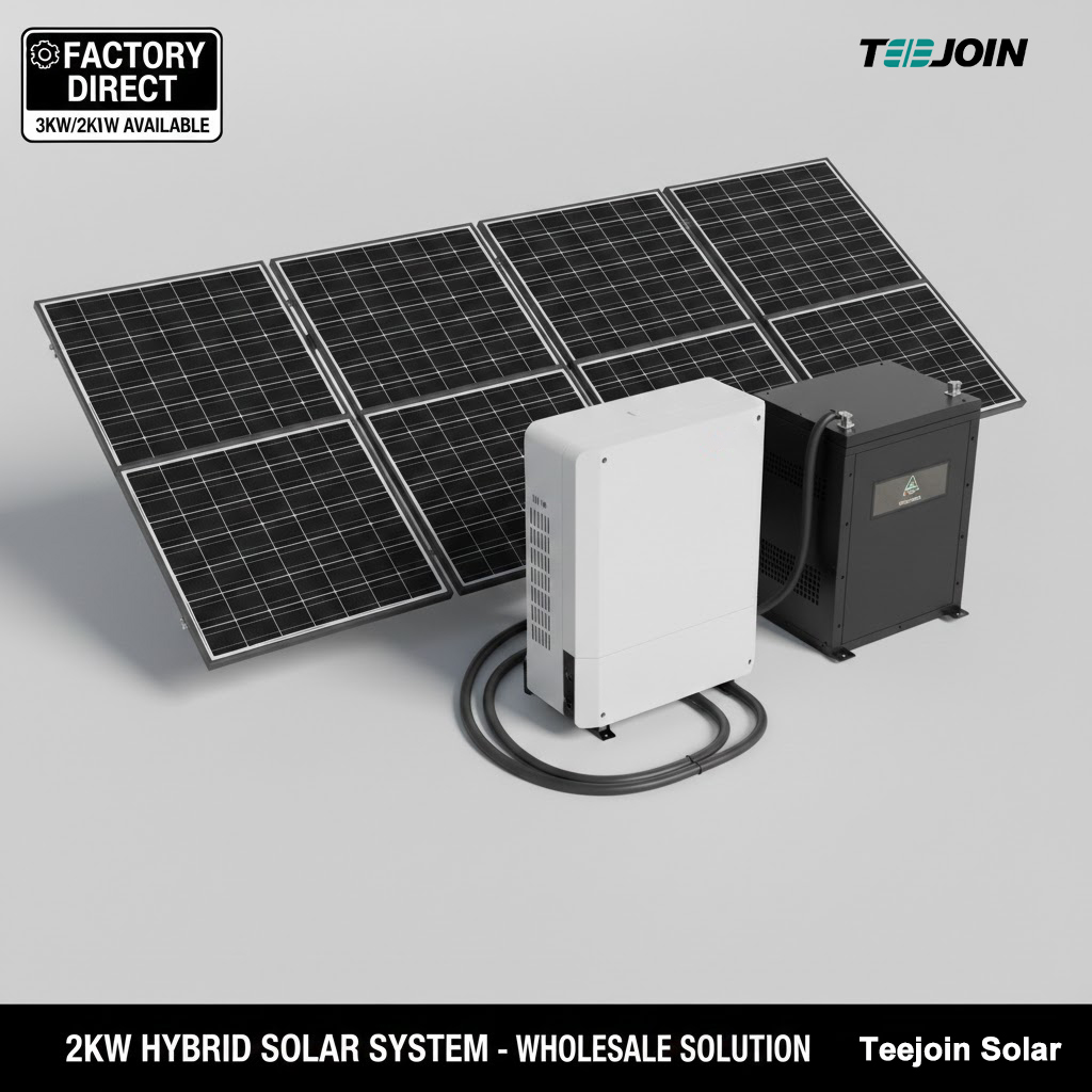 2KW Hybrid Grid Solar Power System &ndash; High-Performance Factory Direct Solution