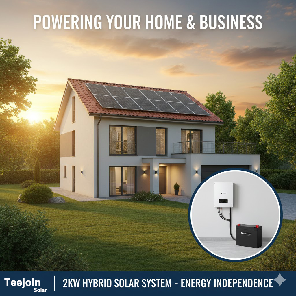 2KW Hybrid Grid Solar Power System &ndash; High-Performance Factory Direct Solution