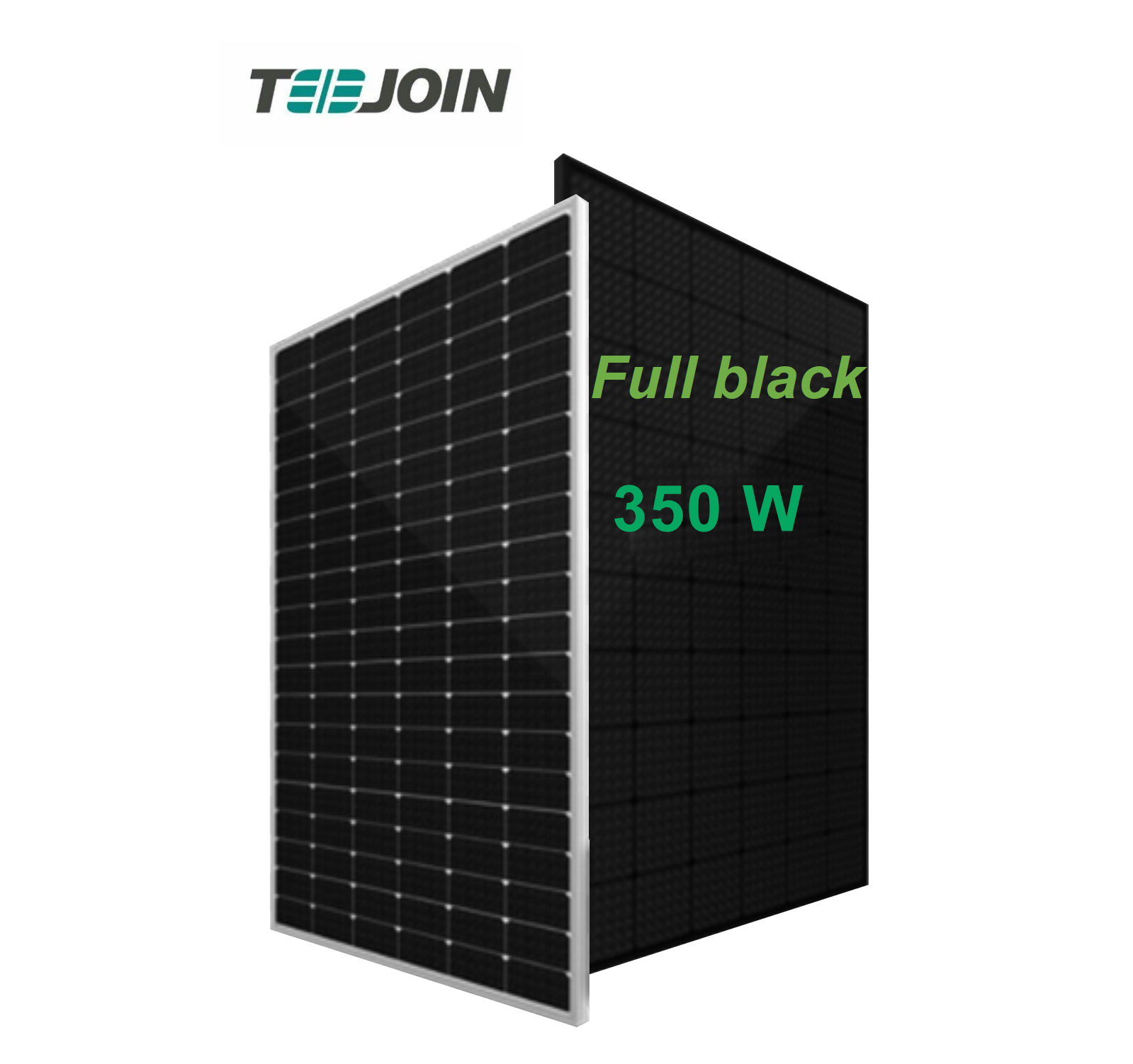 350W Full Black MWT PERC Pv Module Mono Solar Panel