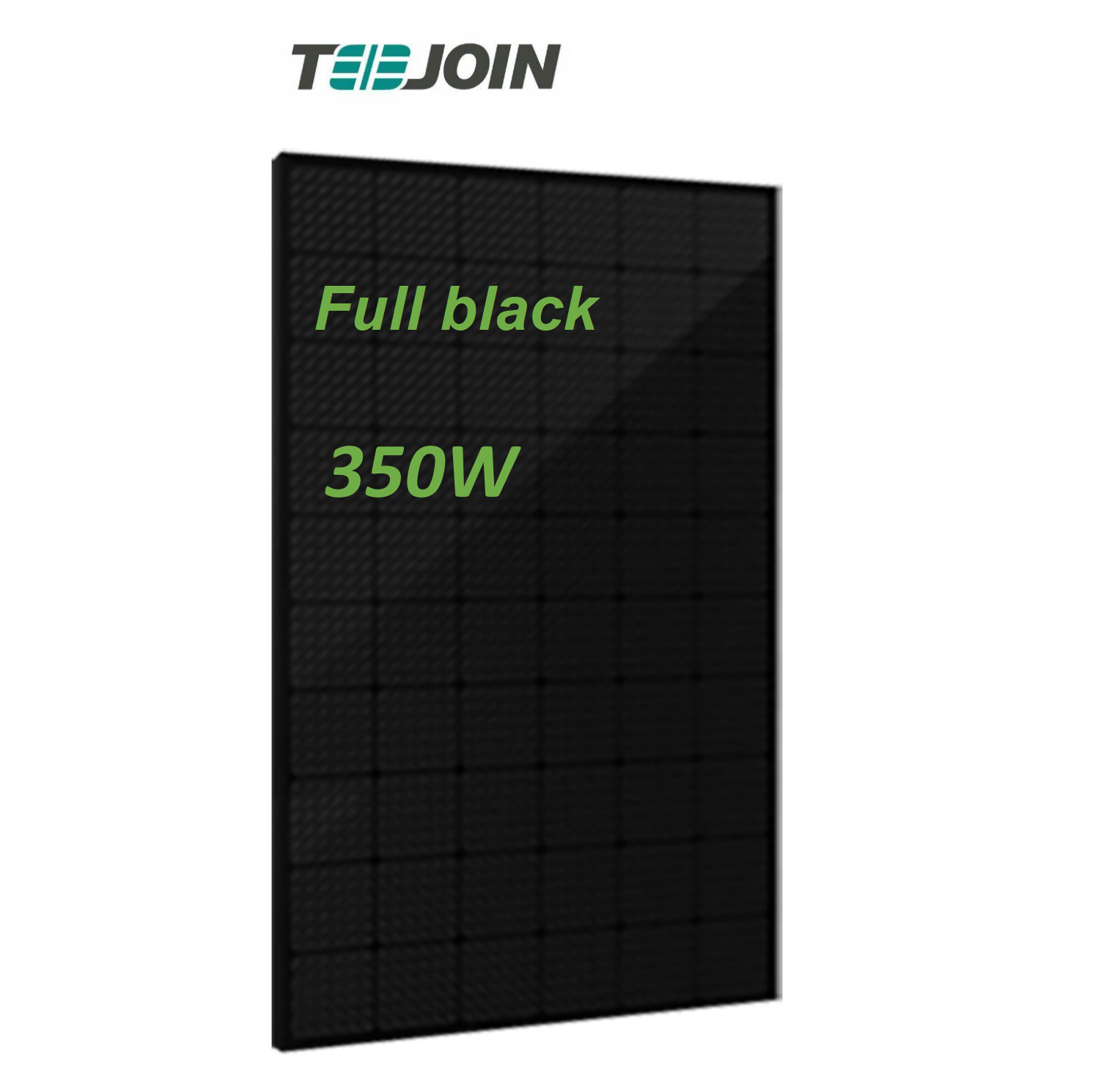 350W Full Black MWT PERC Pv Module Mono Solar Panel