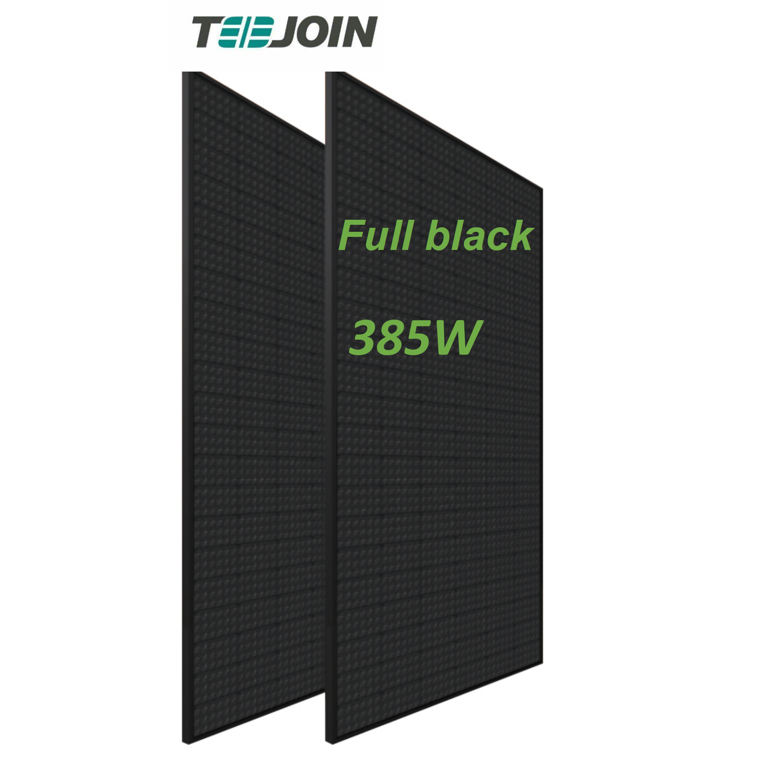 365-385W MWT All Black Module Mono Solar Panel PV Panel