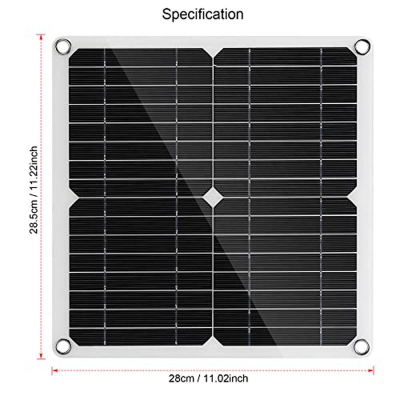 10 Watt Solar Exhaust Fan Mini Solar Panel Power Supply Fan