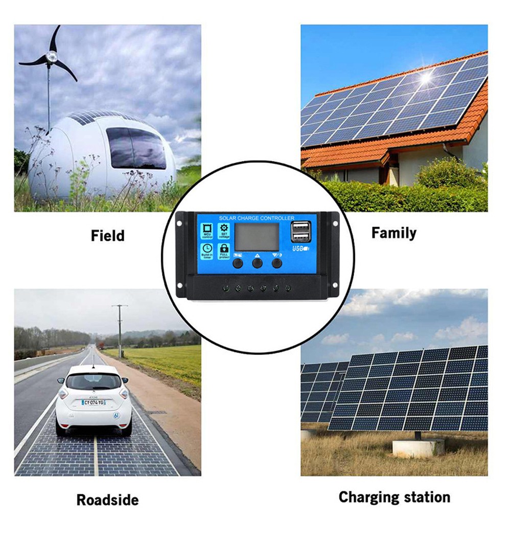 Customized solar panels and solar panel controllers