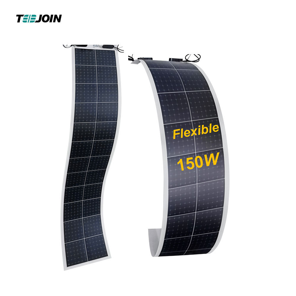 Roof boat light weight thin narrow flexible solar panel