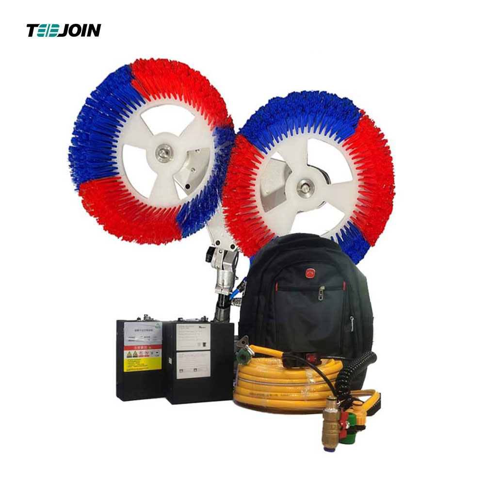 Best Solar Cleaning Brush Dual Head Electric Brush