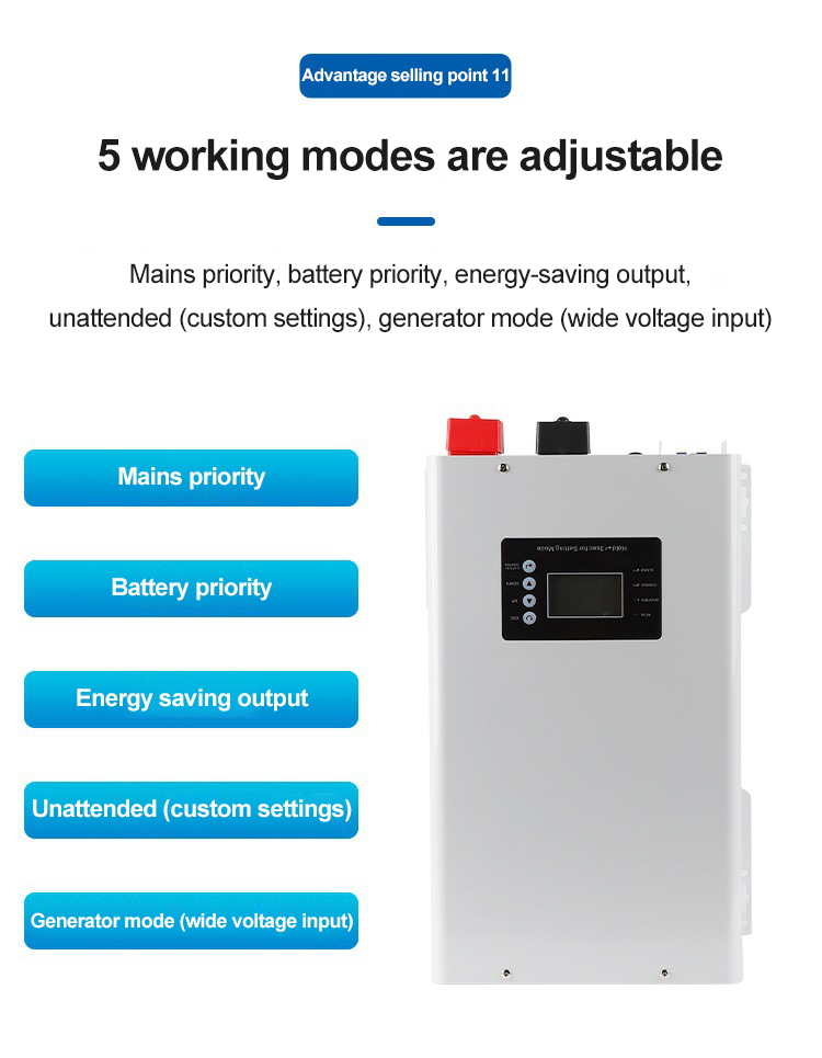 10kw 5kw Solar Power Inverter Off-grid Hybrid Solar Inverter