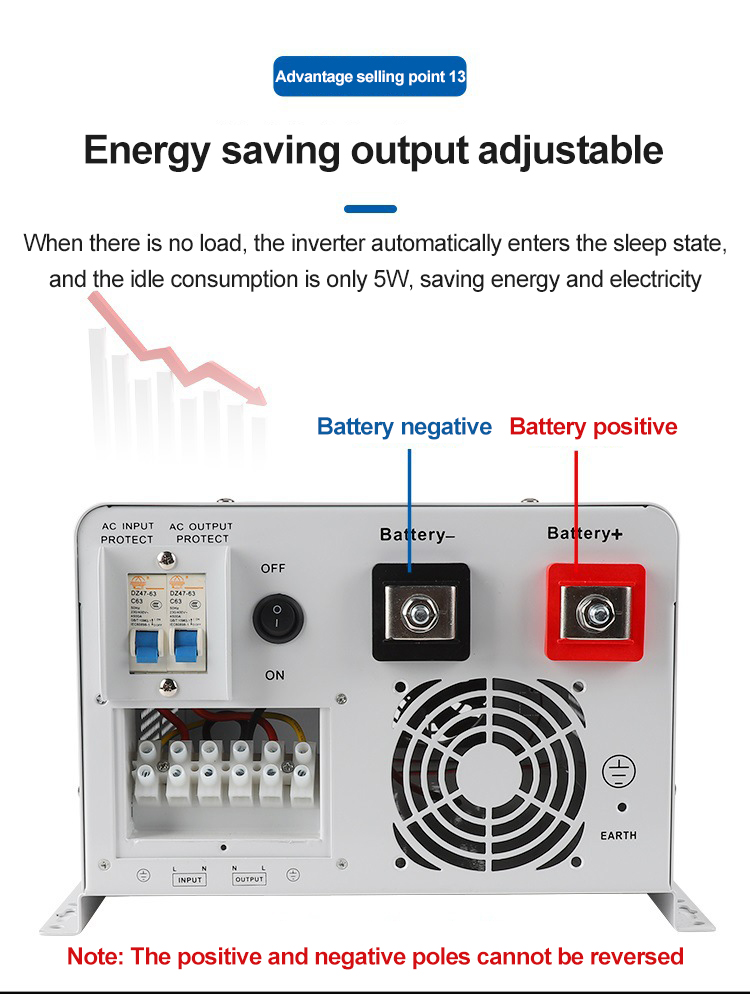 10kw 5kw Solar Power Inverter Off-grid Hybrid Solar Inverter