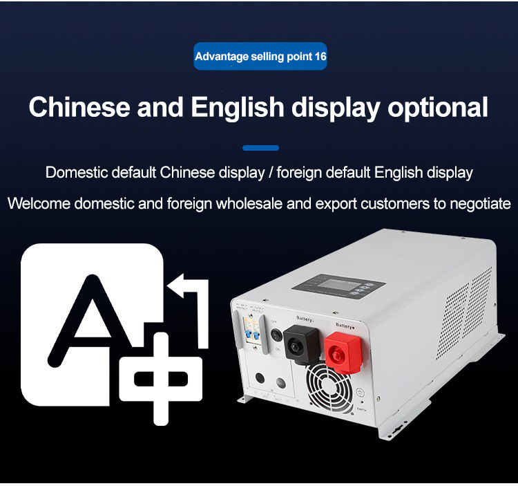 10kw 5kw Solar Power Inverter Off-grid Hybrid Solar Inverter