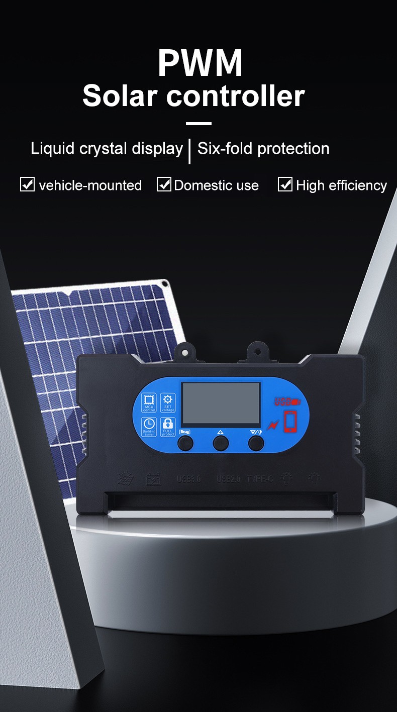 Dual USB Fast Charge Solar Controller