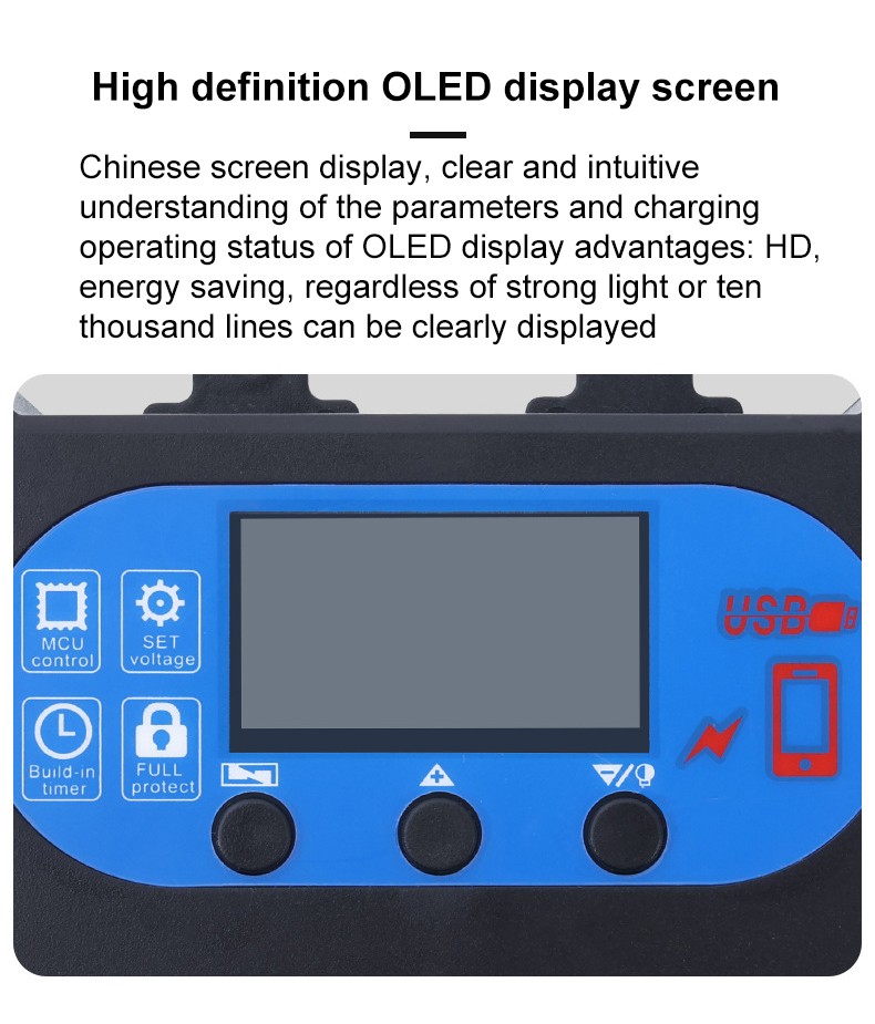 Dual USB Fast Charge Solar Controller