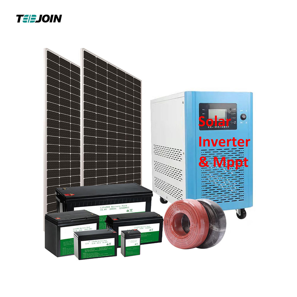 Blue Off-Grid Complete Solar Cell Storage System Customizable Service