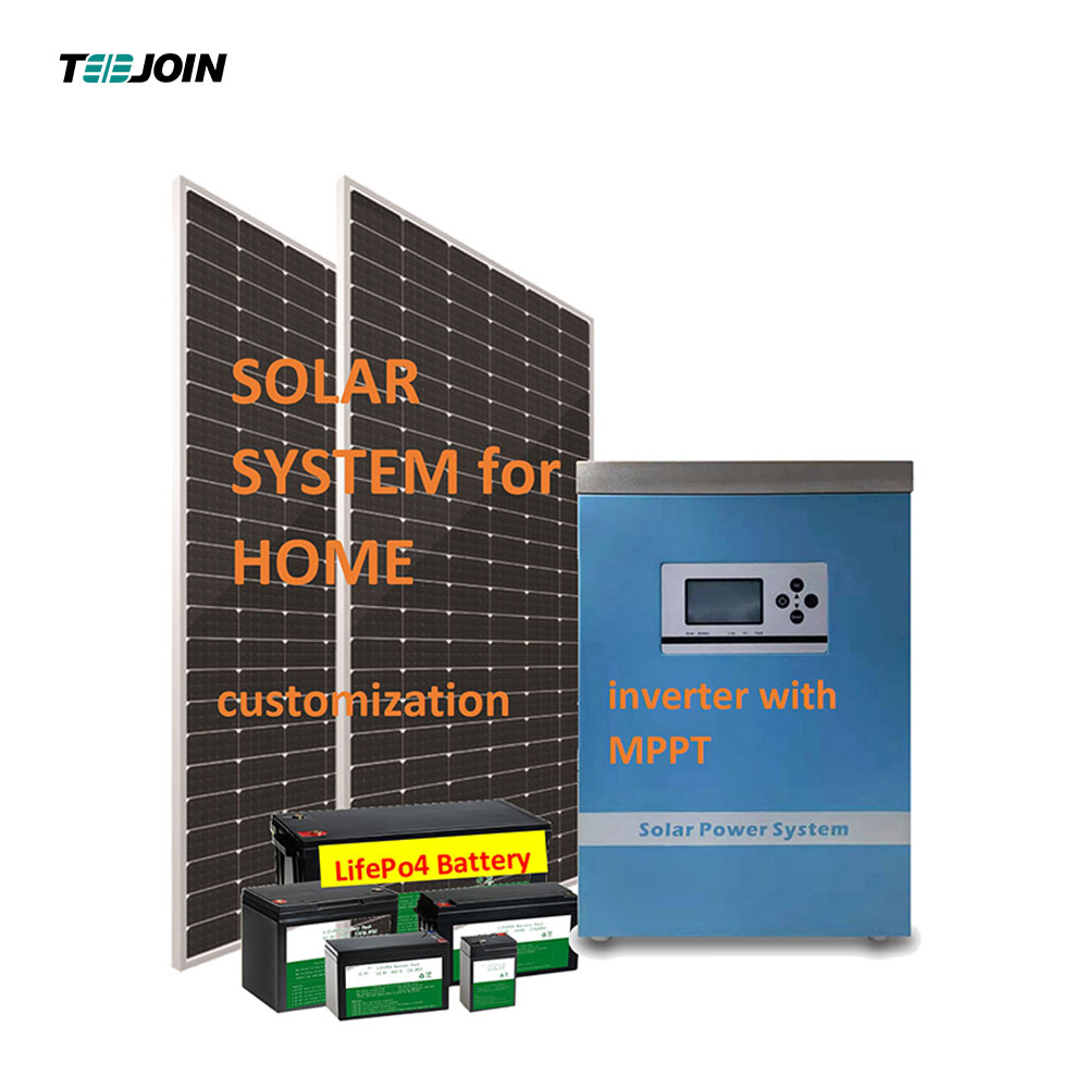 Blue Off-Grid Complete Solar Cell Storage System Customizable Service