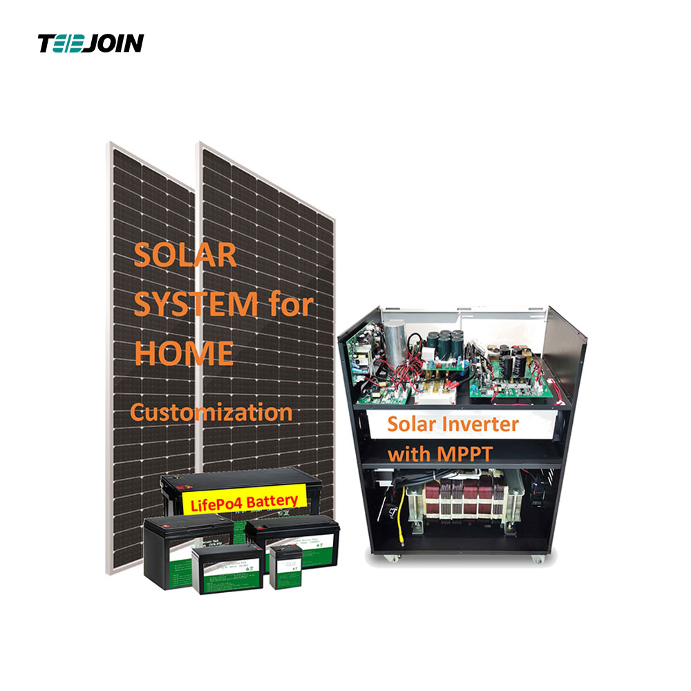  Factory 5kw complete off grid power solar home lighting system Sale