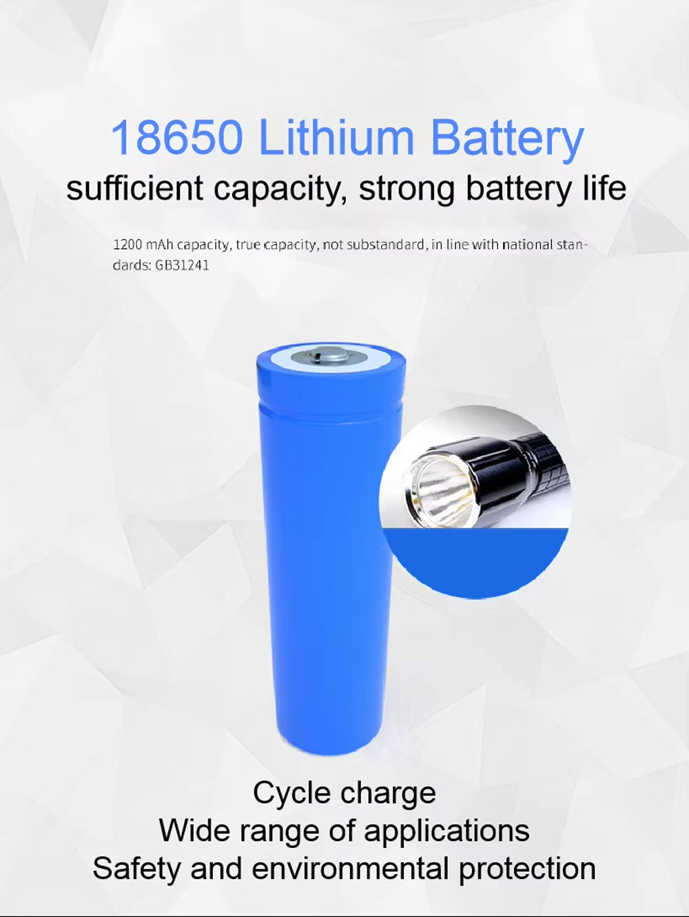 18650 Lifepo4 battery custom
