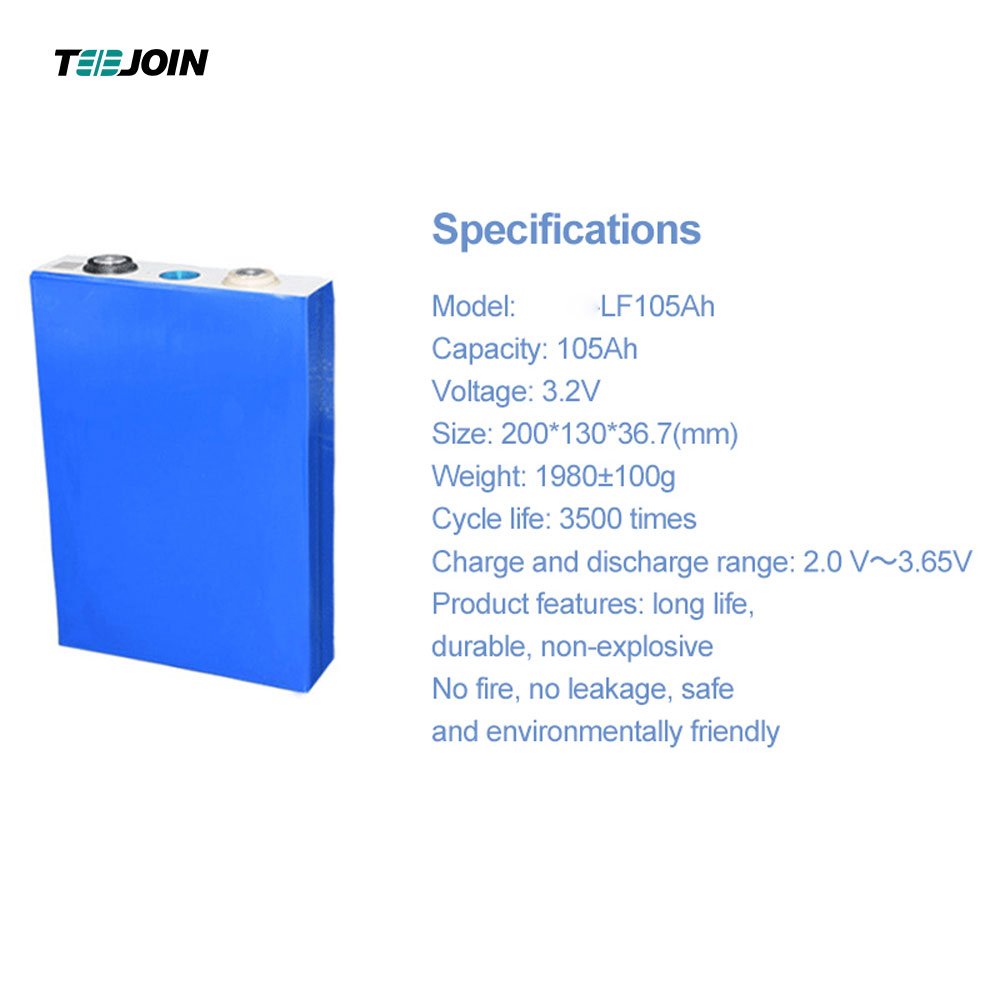 Lifepo4 Square lithium iron phosphate battery