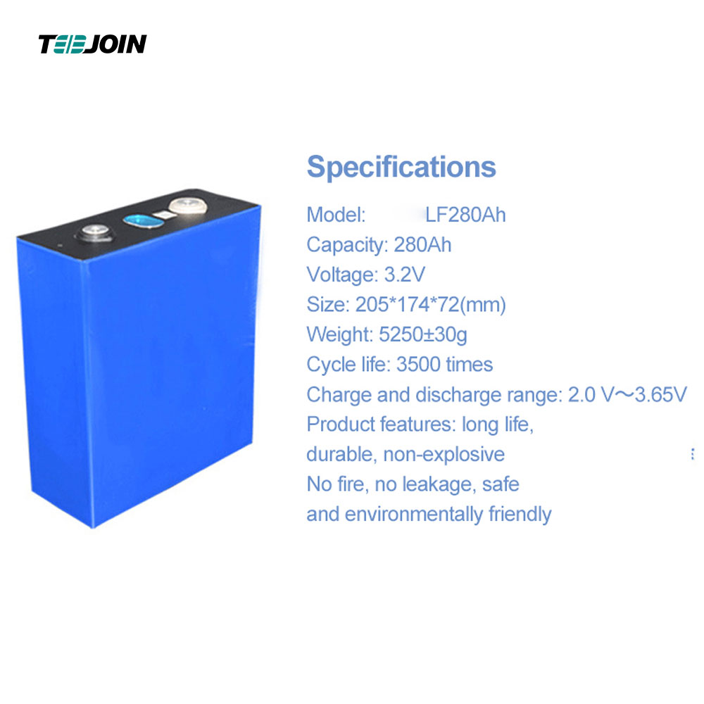 Lifepo4 Square lithium iron phosphate battery