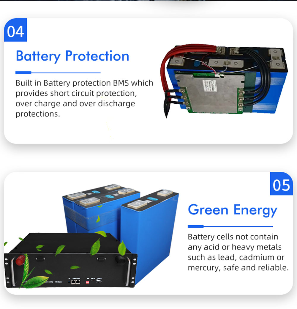 Lifepo4 Square lithium iron phosphate battery custom