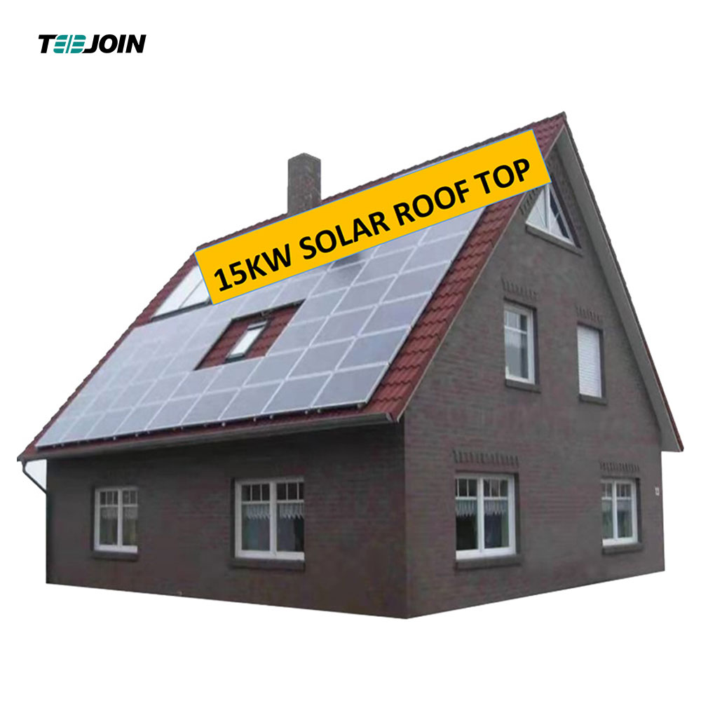 Global Sales 5kw 20kw on off grid roof complete solar panel system