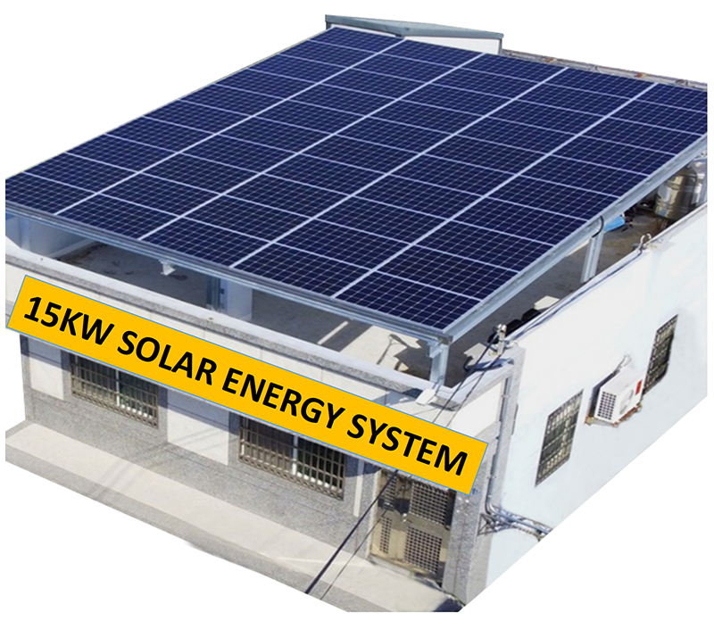 15kw on off grid hybrid solar panel system