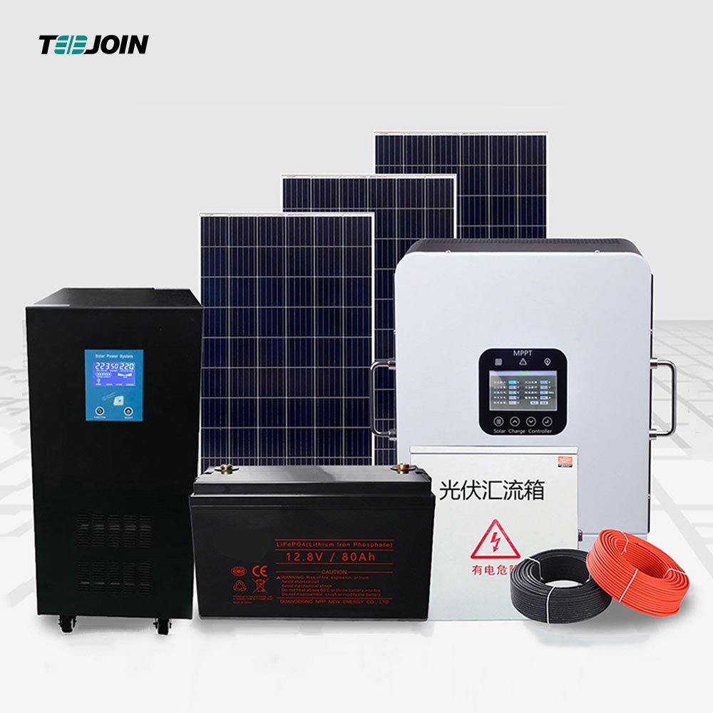 Roof complete 15kw on off grid hybrid solar panel system