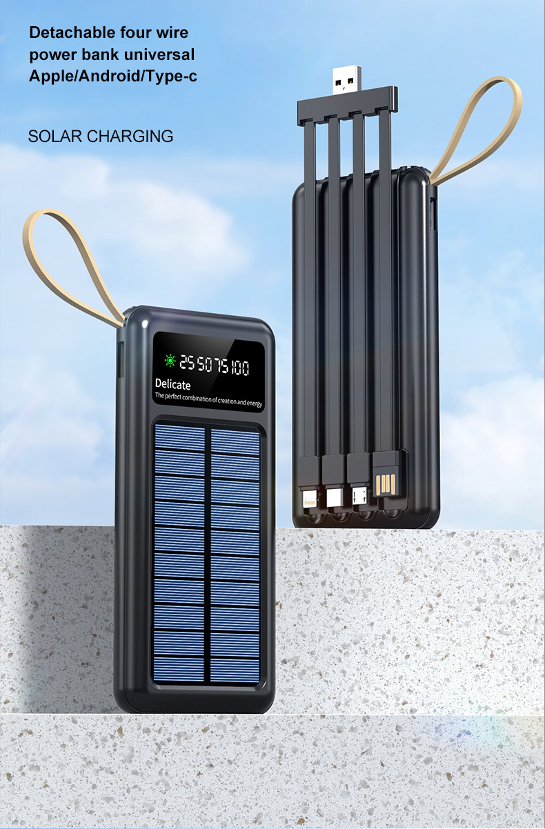 Outdoor Solar Panel Charger Power Bank 