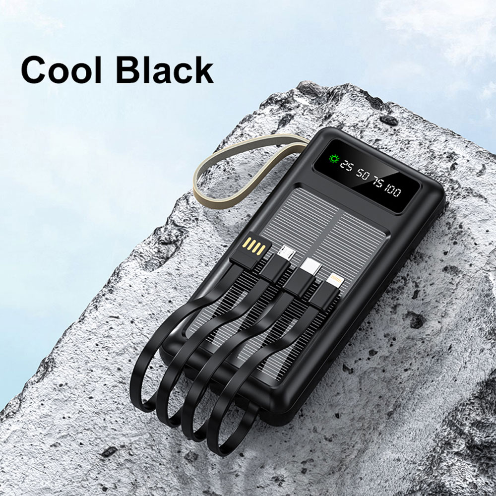 Portable Solar Panel Charger Power Bank Supply Mini
