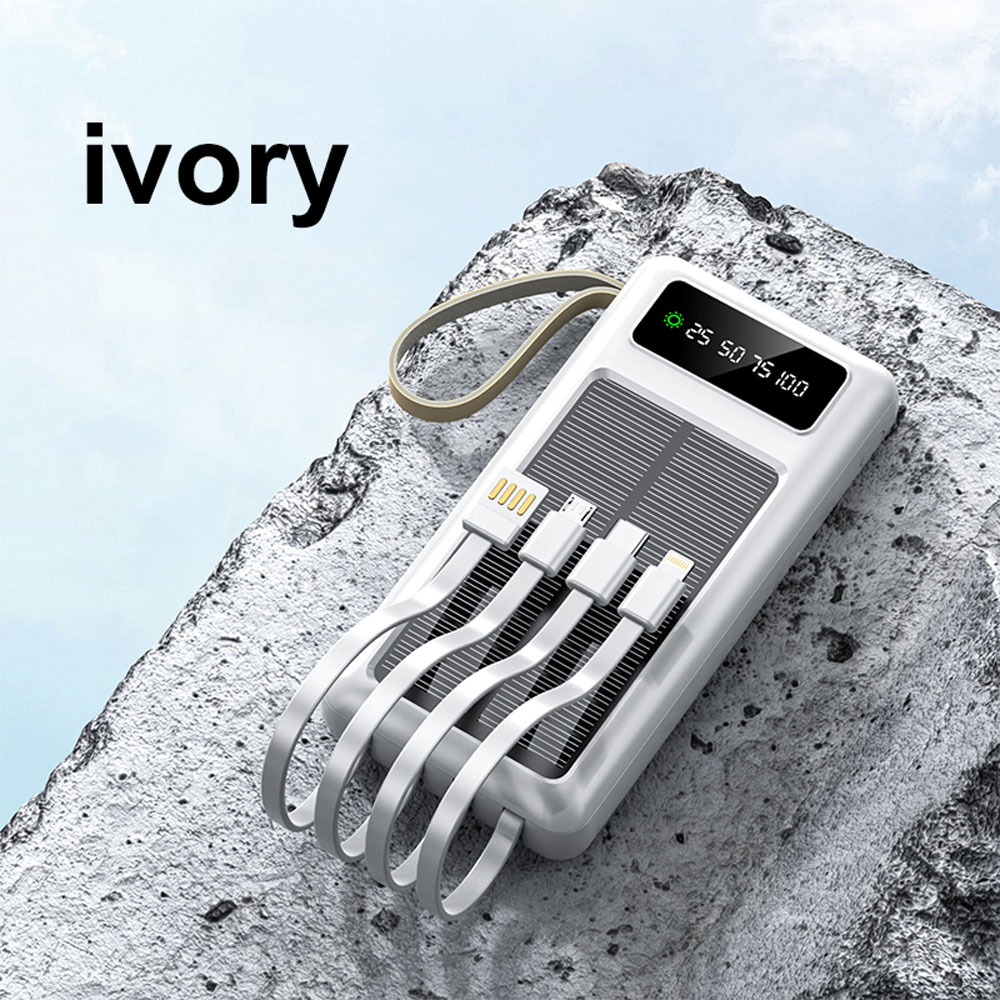 Portable Solar Panel Charger Power Bank Supply Mini