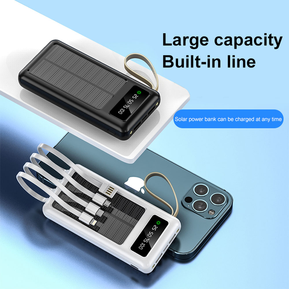 Portable Solar Panel Charger Power Bank Supply Mini