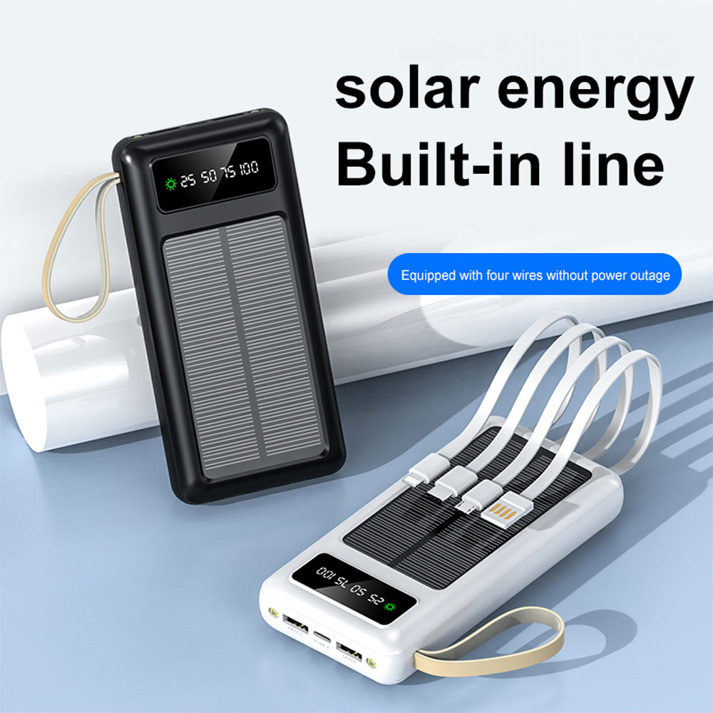 Portable Solar Panel Charger Power Bank Supply Mini