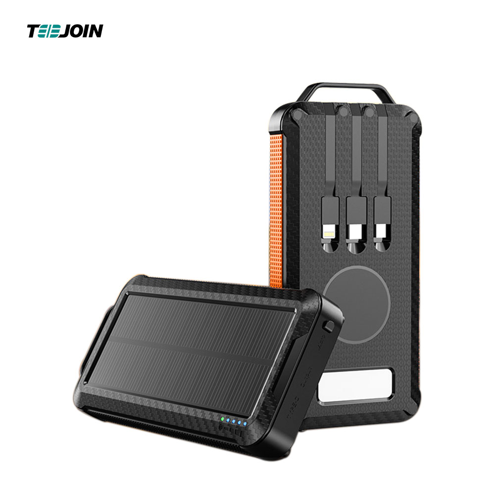 Solar Charger Portable Power Bank For Hiking And Traveling