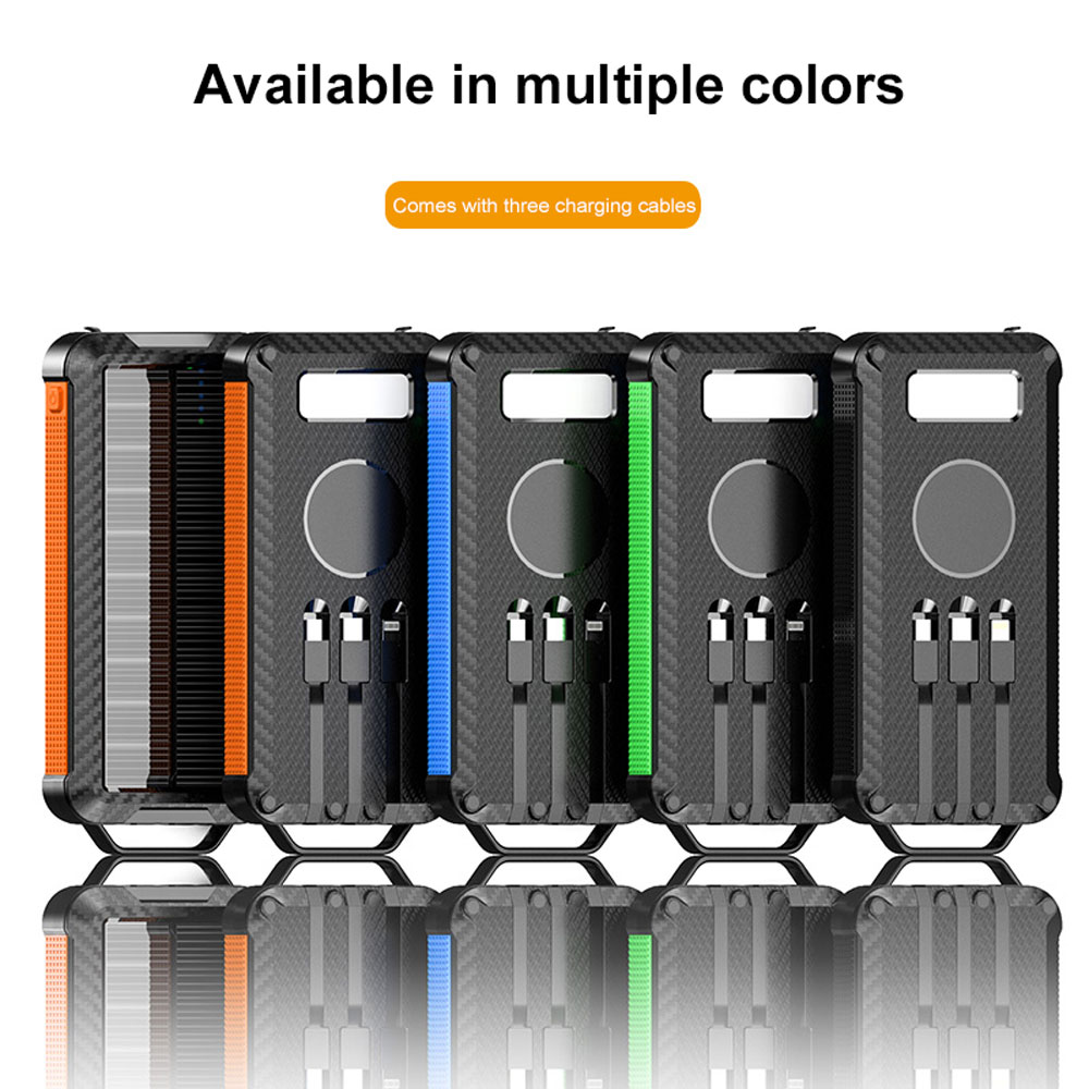 Solar Charger Portable Power Bank For Hiking And Traveling