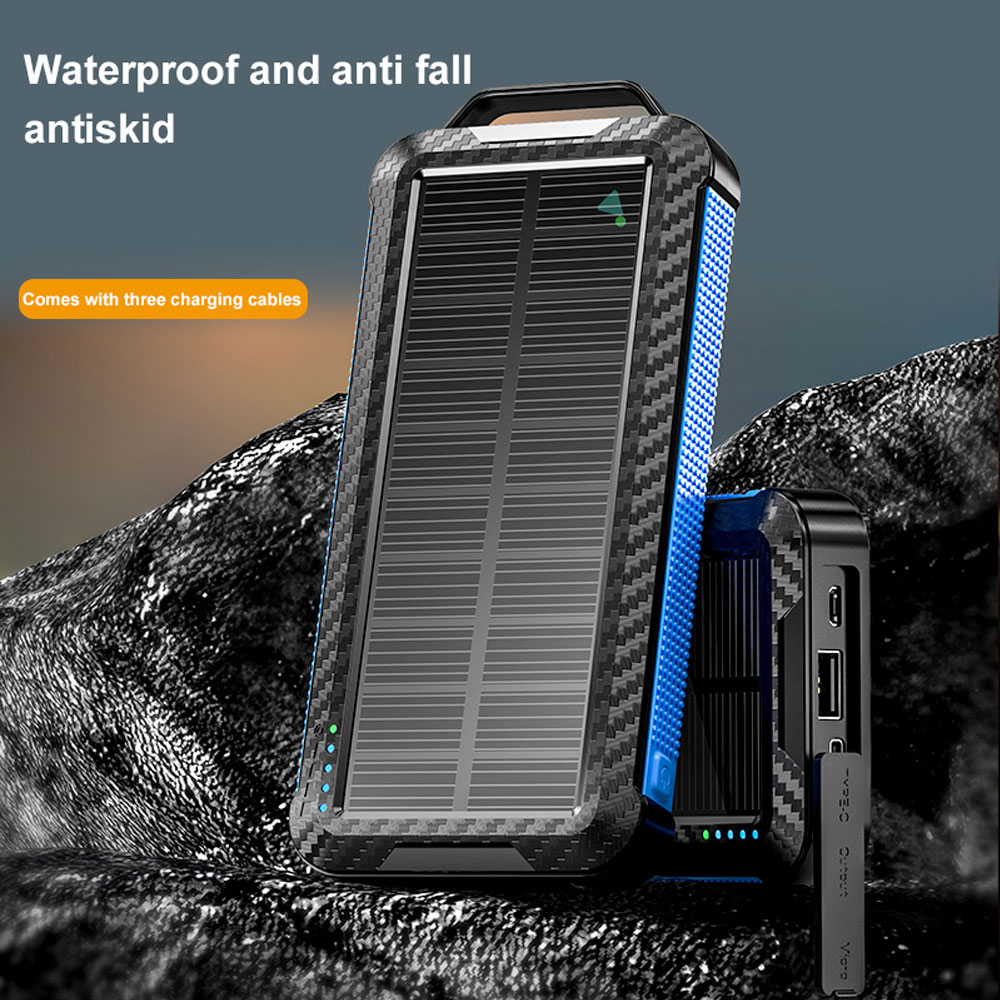 Solar Charger Portable Power Bank For Hiking And Traveling