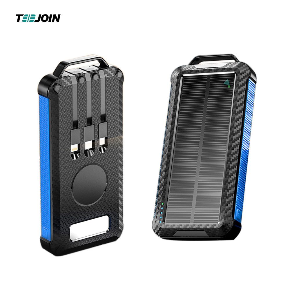 Solar Charger Portable Power Bank For Hiking And Traveling