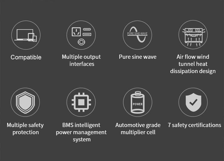 Power Station Lithium Battery Solar Power Generator