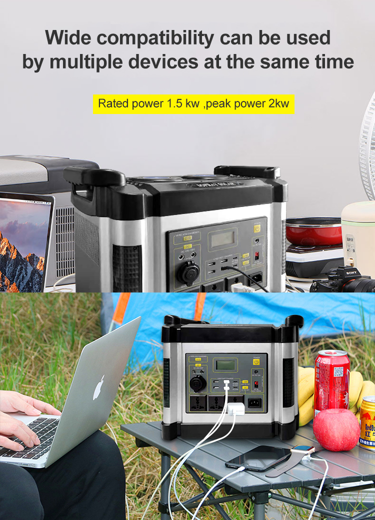 Power Station Lithium Battery Solar Power Generator