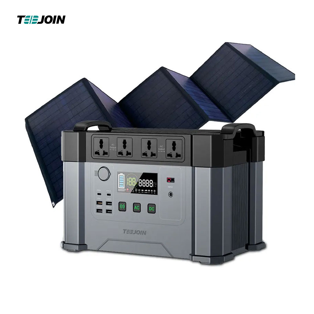 2KW Lithium Battery Power bank Station 110V 220V Portable solar energy systems